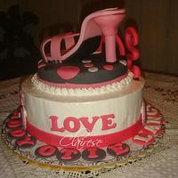Stiletto themed cake