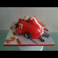 Roary The Racing Car Cake