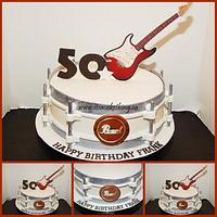 A Musician's 50th Surprise Cake!