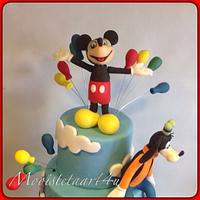 Mickey Mouse and friends cake...