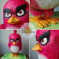 Angry birds movie cake