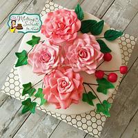 #worldcancerday Sugar flowers and Cakes in Bloom Collaboration 