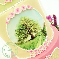 Oak tree wedding cake (For the new Mr & Mrs Ruby - my brother and his wife)