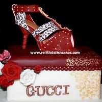 My Gucci Shoe Box Cake