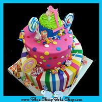Candyland 1st Birthday Cake