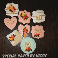 90th anniversary cookies