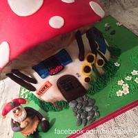 3D Mushroom Mansion / Gnome Home of Plop the gnome