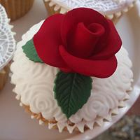 15th & 40th Wedding Anniversary Cupcakes
