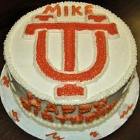 UT Cake (University of Tennessee) in all Buttercream