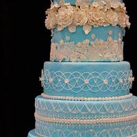 Whimsical Wedding cake 