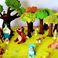 The Elm-Chanted forest Cake