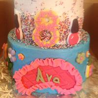 Spa birthday cake