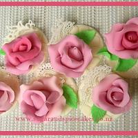 Vintage Lace & Roses ~