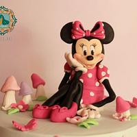 Minie mouse cake