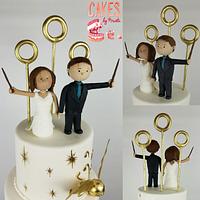 Kesandra and Anthony's Wedding Cake