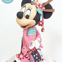 Japanese Geisha Minnie Mouse