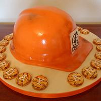 Safety Hat Cake