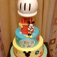 My Icing Smile All Buttercream Mickey Cake