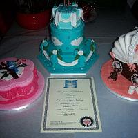 PME course cakes and diploma