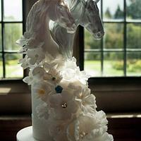 Horse inspired Wedding Cake