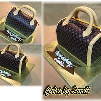 Louis Vuitton Purse Cake