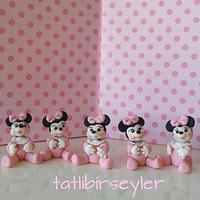 minie mousse cupcake and cake toppers