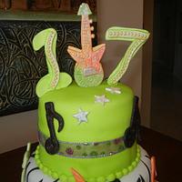 "Rocker" Birthday cake