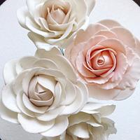 Gumpaste roses Gumpaste roses