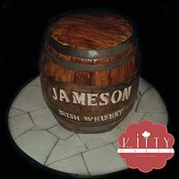 mini jameson whiskey barrel