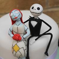 Jack and Sally Wedding Cake
