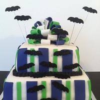 Halloween Bat Cake