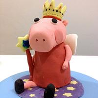 Peppa Pig Fairy Cake Topper