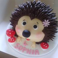 Hedgehog Birthday Cake