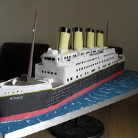 Titanic Birthday Cake