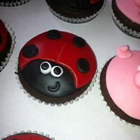 ladybird cupcakes