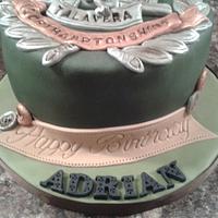 Northamptonshire Regiment - cap badge cake