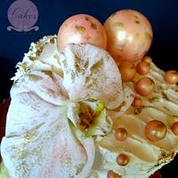 Peachy spheres and orchids