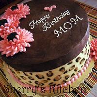 Leopard Cake - Mother's Birthday