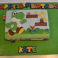 Mario and Luigi - Nintendo Birthday Cake