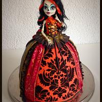 Monster-High Barbie Birthday Cake 