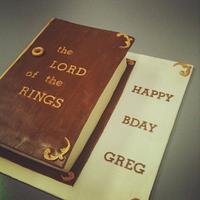 Lord of the Rings Birthday Cake