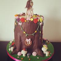 A woodland fairy cake