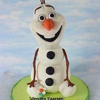 Olaf 3D cake