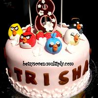 Angry Birds Cake for 8 Year Old Trisha