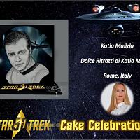 Capitain James Kirk for Star Trek 50 Cake Celebration