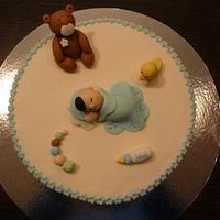 Baby shower cake (www.facebook.com/s.delicacy)