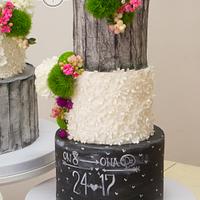 Romantic wedding cakes