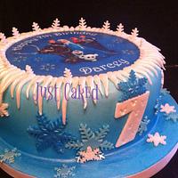 Another Disney FROZEN themed cake...