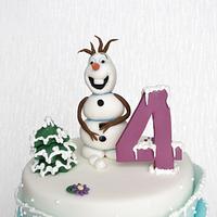 Frozen Cake with Olaf