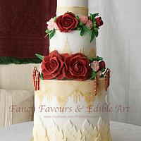 Tahira's wedding cake